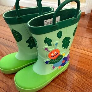 Target Green Leaf Pattern Boots